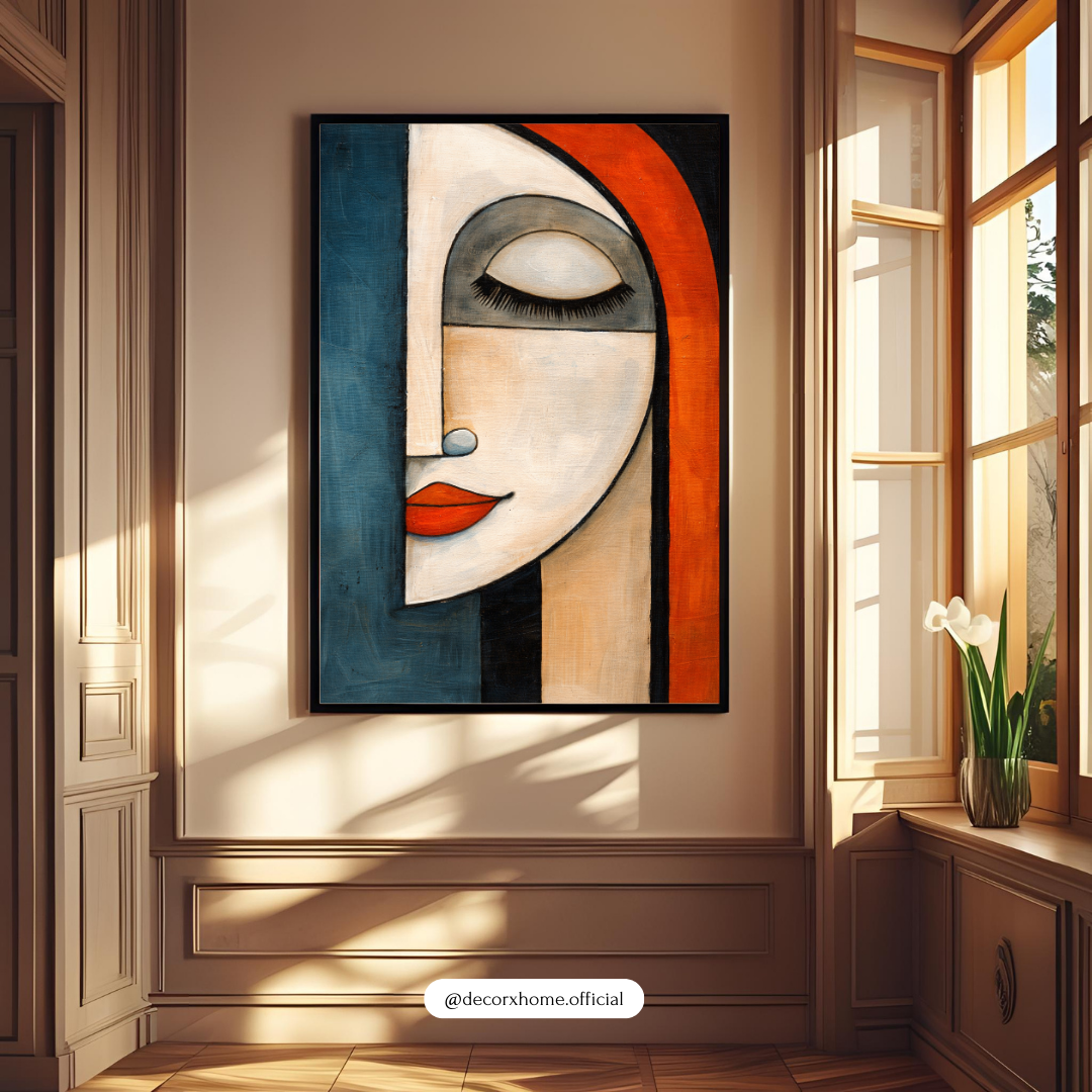 Abstract Woman Face Wall Art Poster – Modern Aesthetic Home Décor by Decorxhome