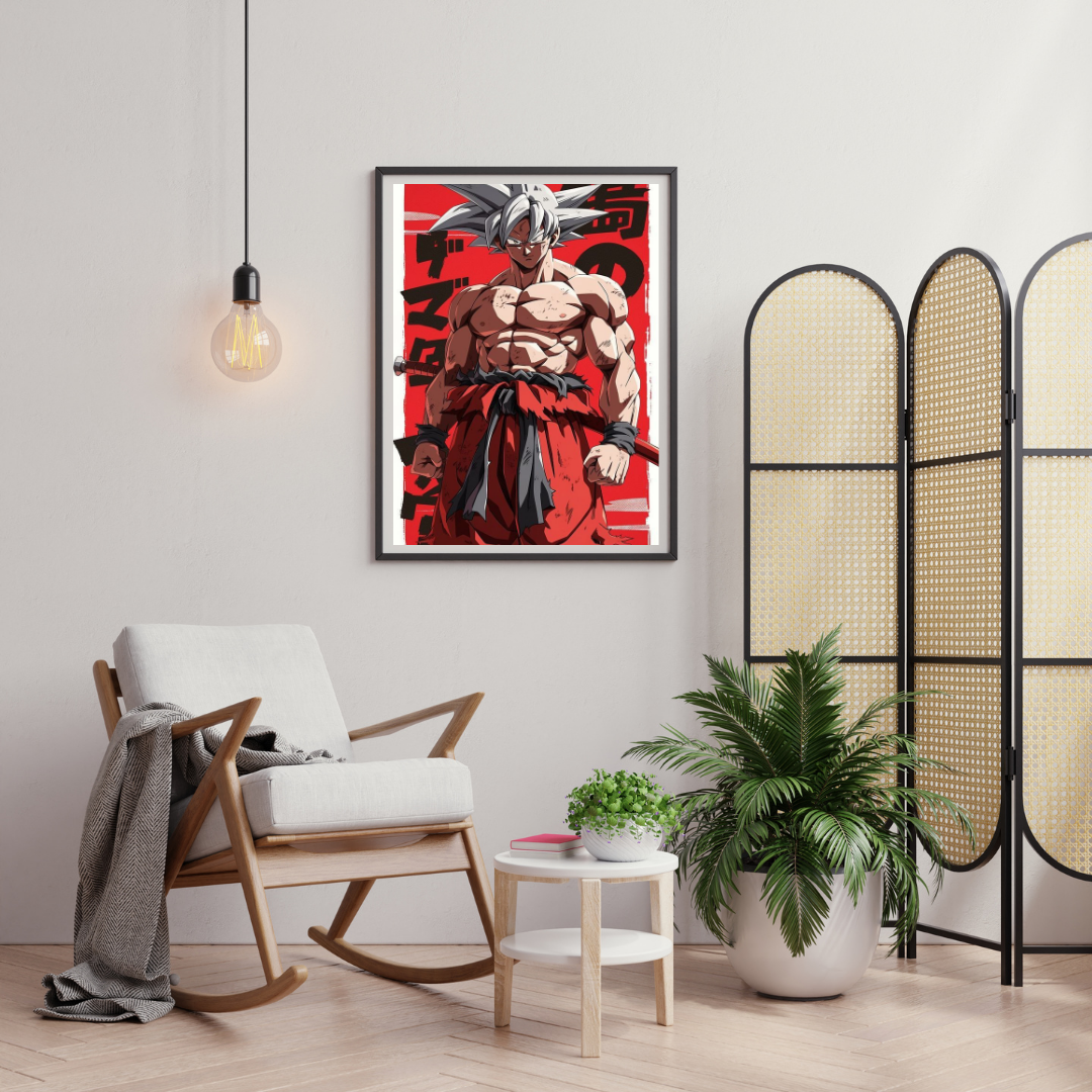 Awakened Power – Ultimate Warrior Anime Wall Poster