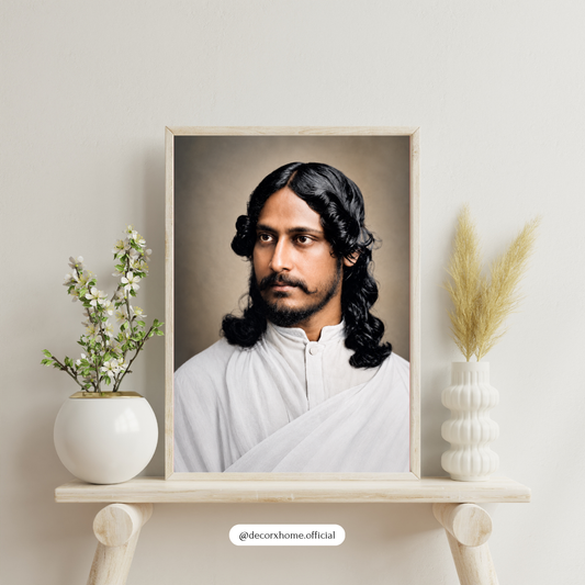 Rabindranath Tagore – Timeless Vintage Wall Art Poster | DecorxHome