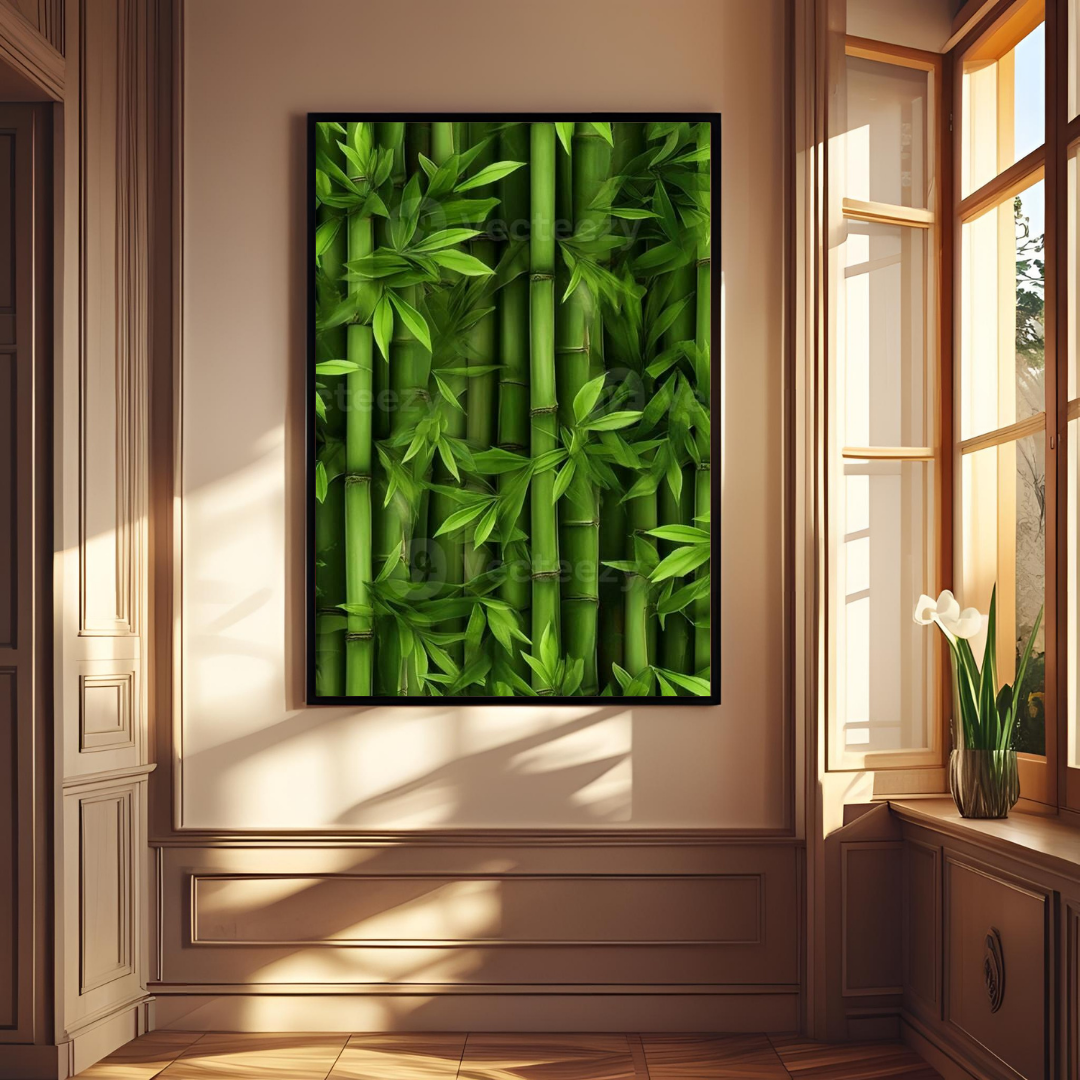 Serenity in Bamboo – Nature Wall Art 🌿