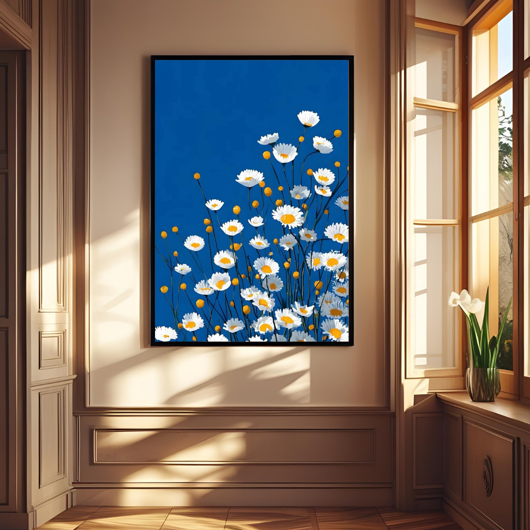 Blooming Daisies – Nature Inspired Poster 🌼