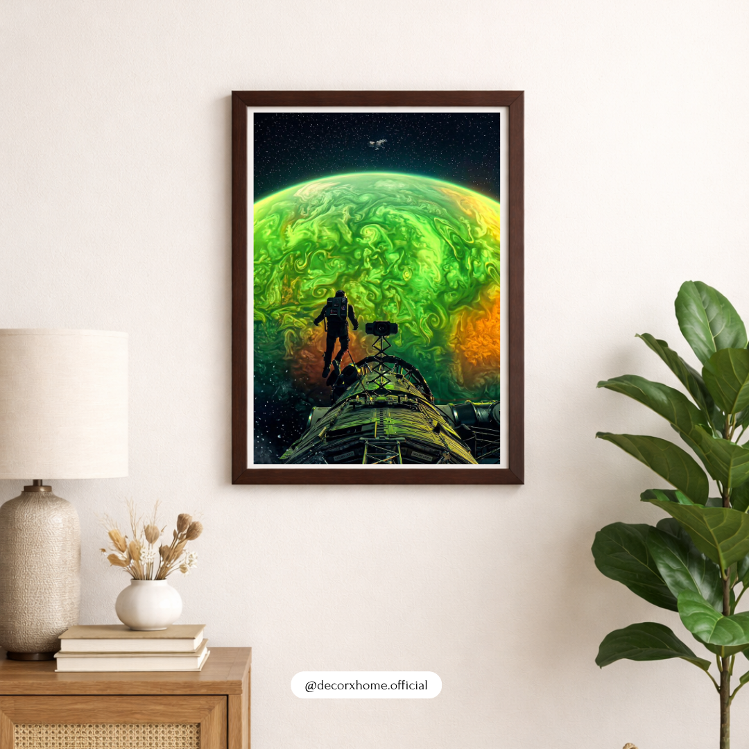 Project Hail Mary Astronaut Space Exploration Wall Art | Sci-Fi Planet Poster | Futuristic Galaxy Print | Modern Cosmic Home Decor | Decorxhome