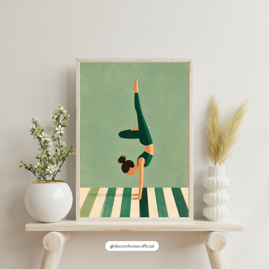 Decorxhome – Minimalist Yoga Balance Wall Art Poster