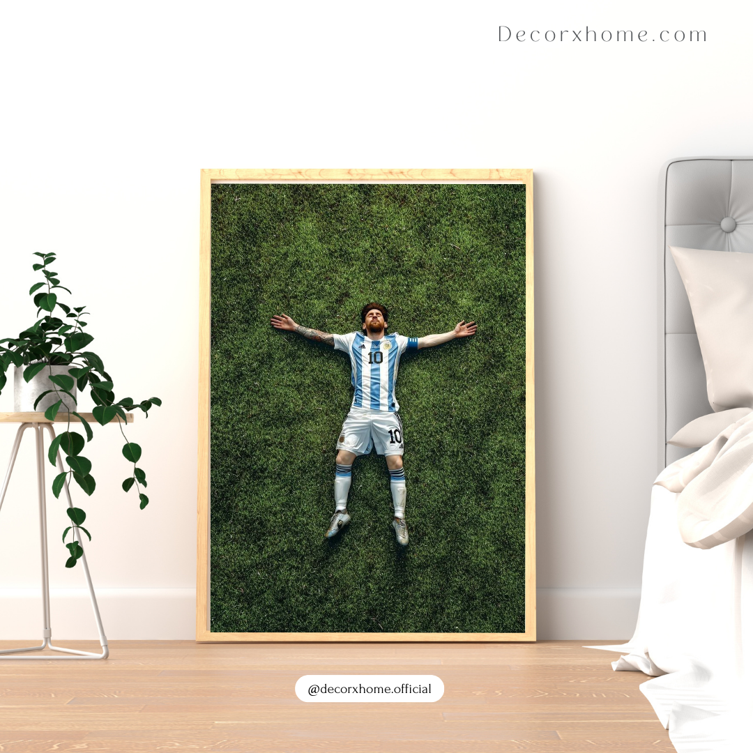 Messi Victory Moment – Iconic Football Wall Poster