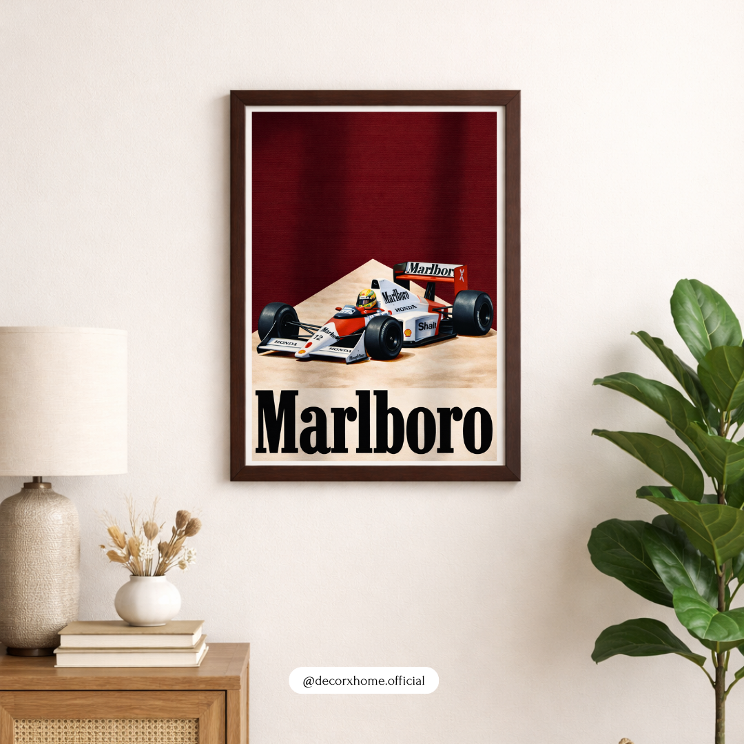 Vintage Formula 1 Racing Car Poster – Retro Motorsport Wall Art | Decorxhome
