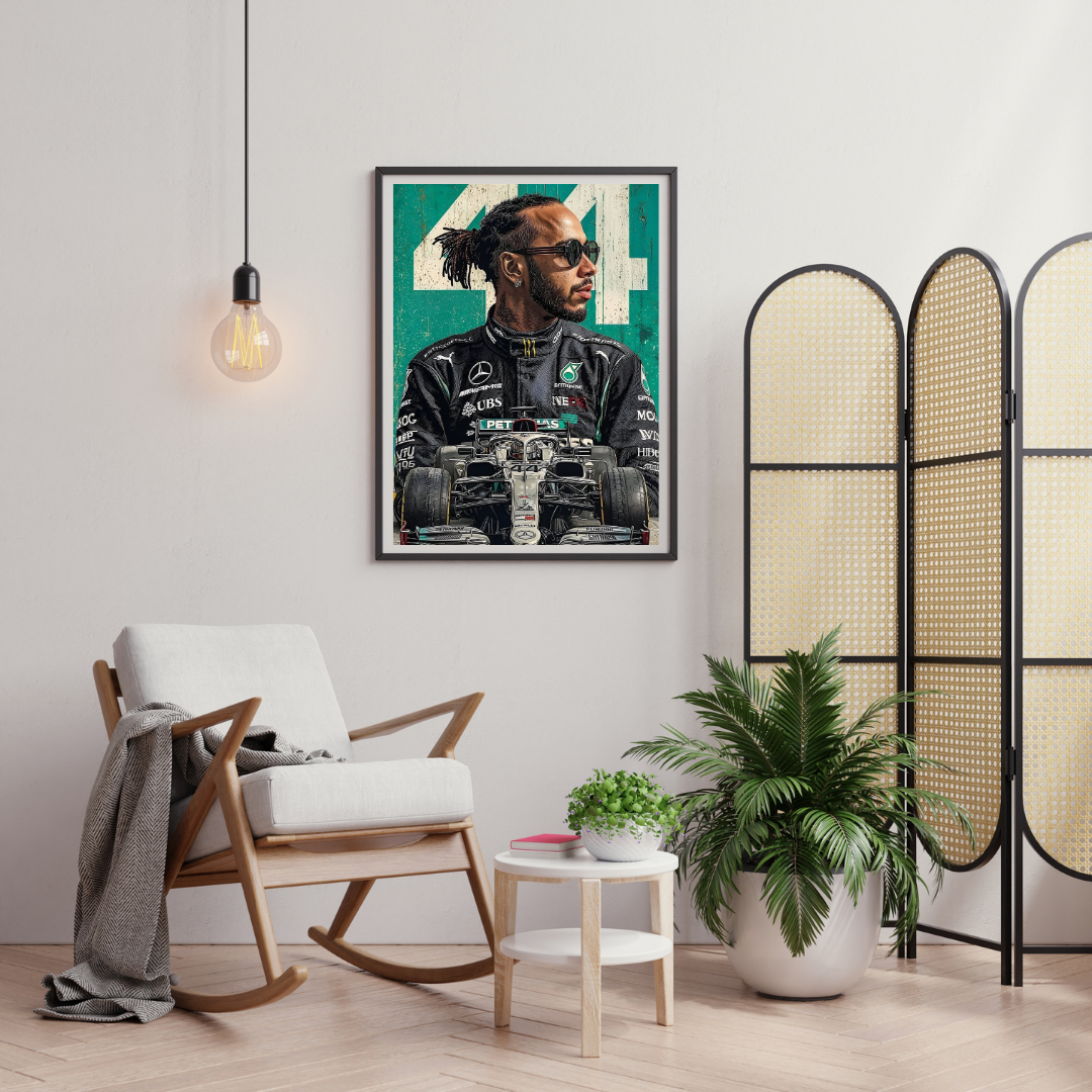 Formula Racing Champion Wall Poster | Elite Motorsport Art Print by Decorxhome