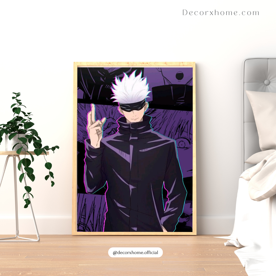 Gojo Satoru – Infinity Aura Anime Wall Poster