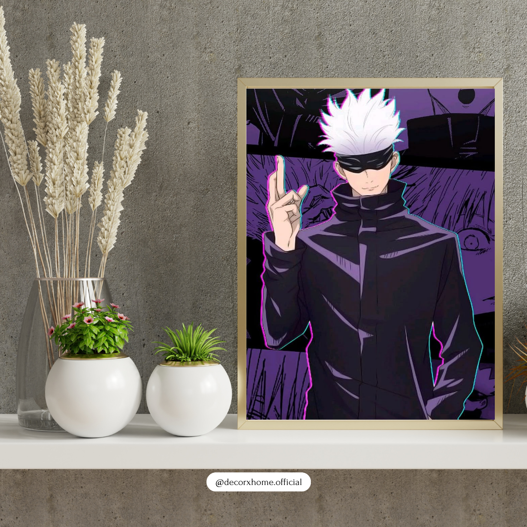 Gojo Satoru – Infinity Aura Anime Wall Poster