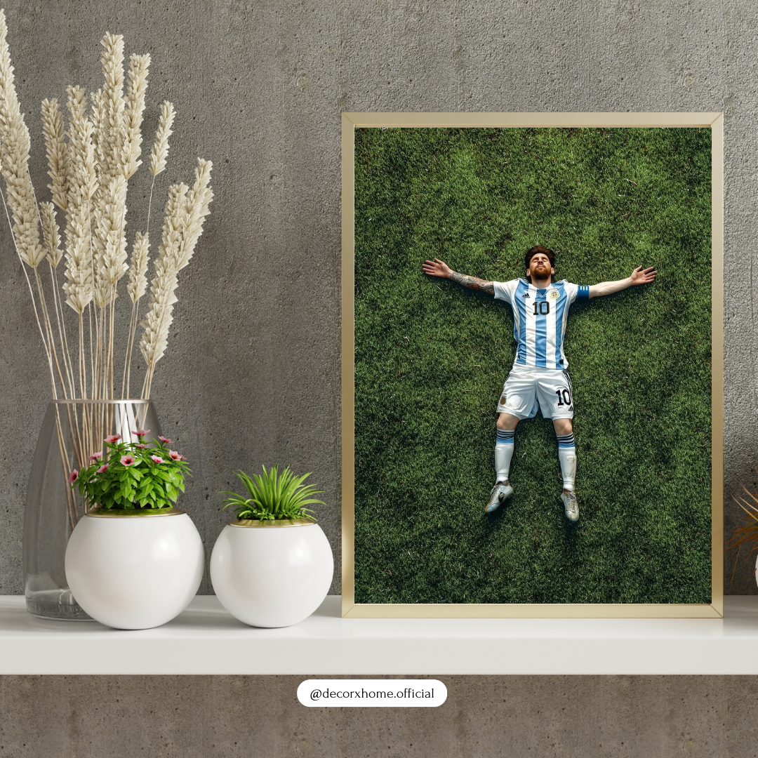 Messi Victory Moment – Iconic Football Wall Poster