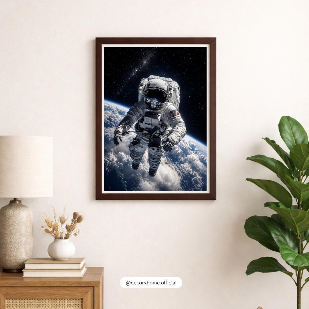 Decorexhome Astronaut in Space Poster | Cosmic Adventure Wall Art