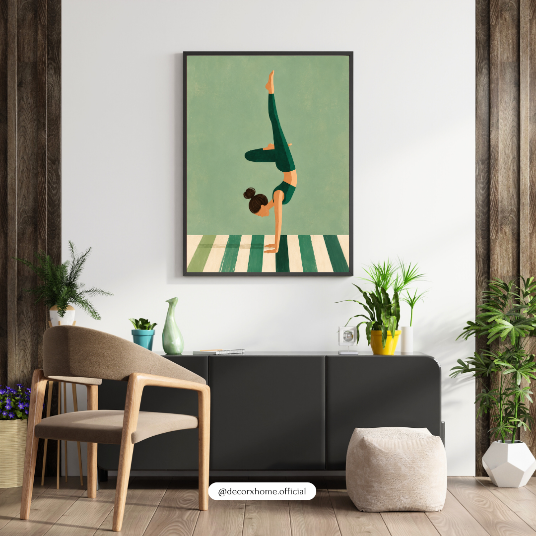 Decorxhome – Minimalist Yoga Balance Wall Art Poster