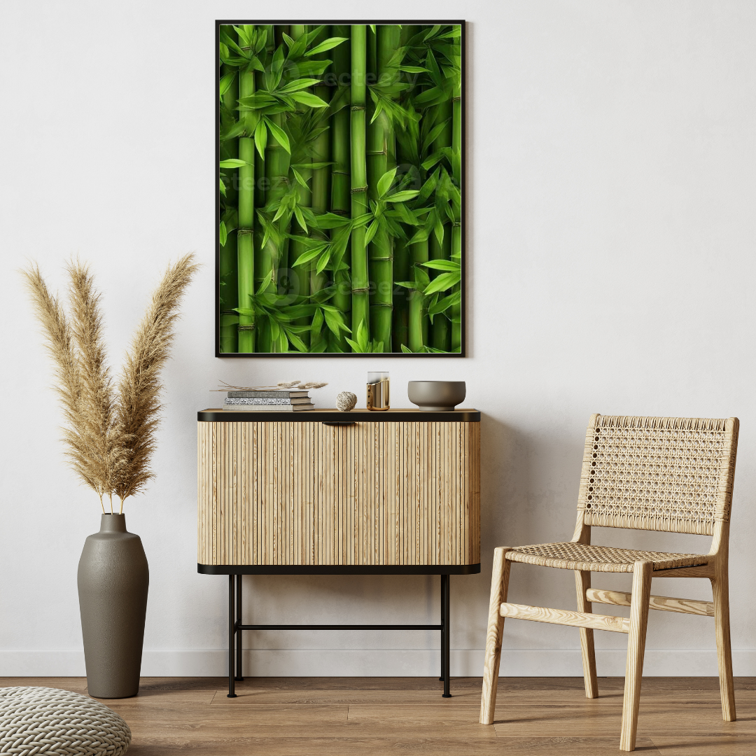 Serenity in Bamboo – Nature Wall Art 🌿