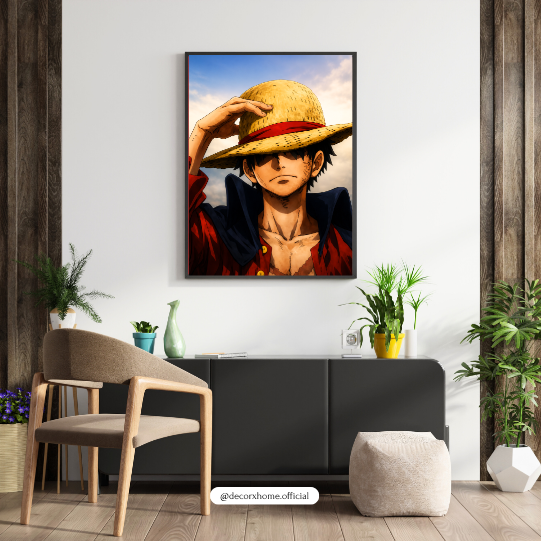 Straw Hat Dreamer Poster – Anime Adventure Wall Art