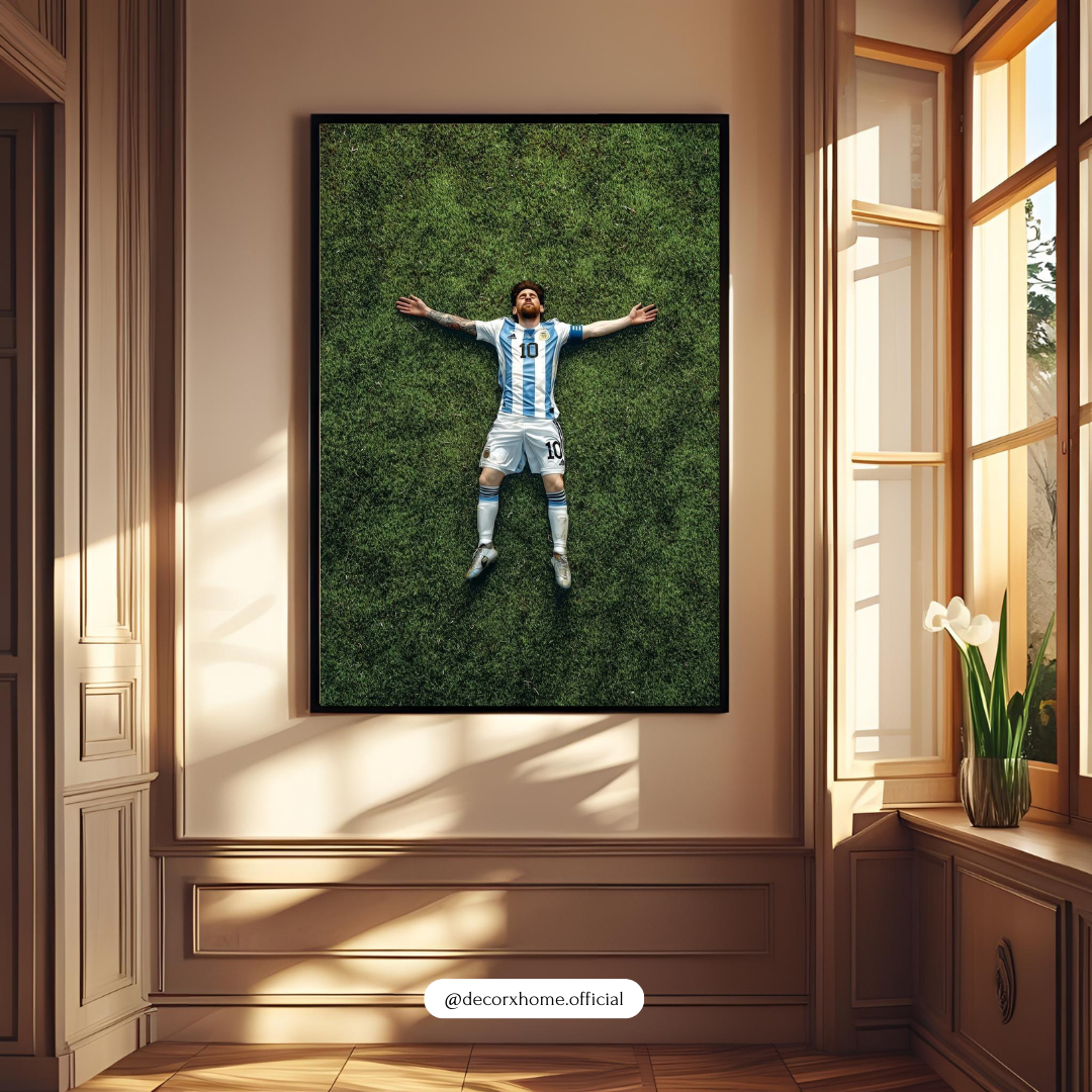 Messi Victory Moment – Iconic Football Wall Poster