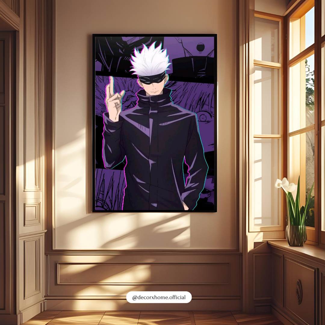 Gojo Satoru – Infinity Aura Anime Wall Poster