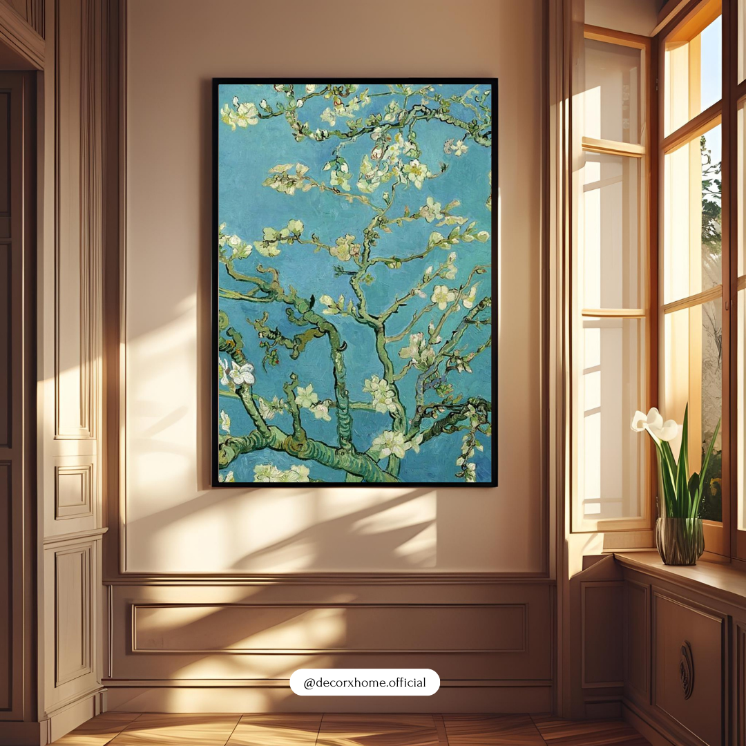 Almond Blossoms – Van Gogh Inspired Floral Art Wall Poster