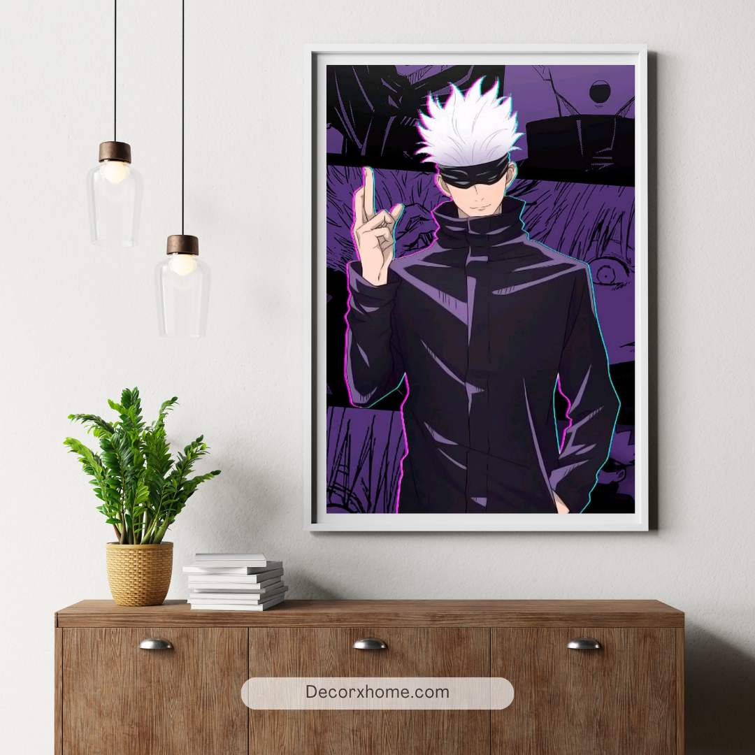 Gojo Satoru – Infinity Aura Anime Wall Poster