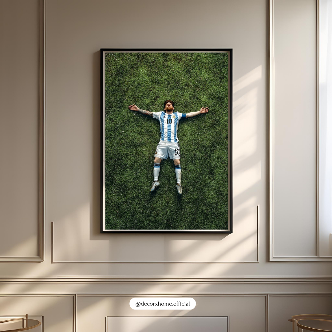 Messi Victory Moment – Iconic Football Wall Poster