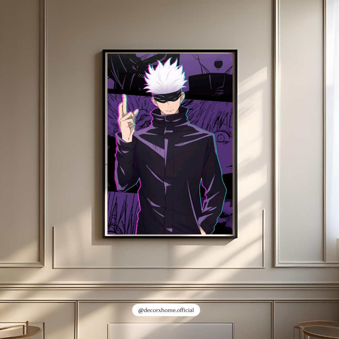 Gojo Satoru – Infinity Aura Anime Wall Poster
