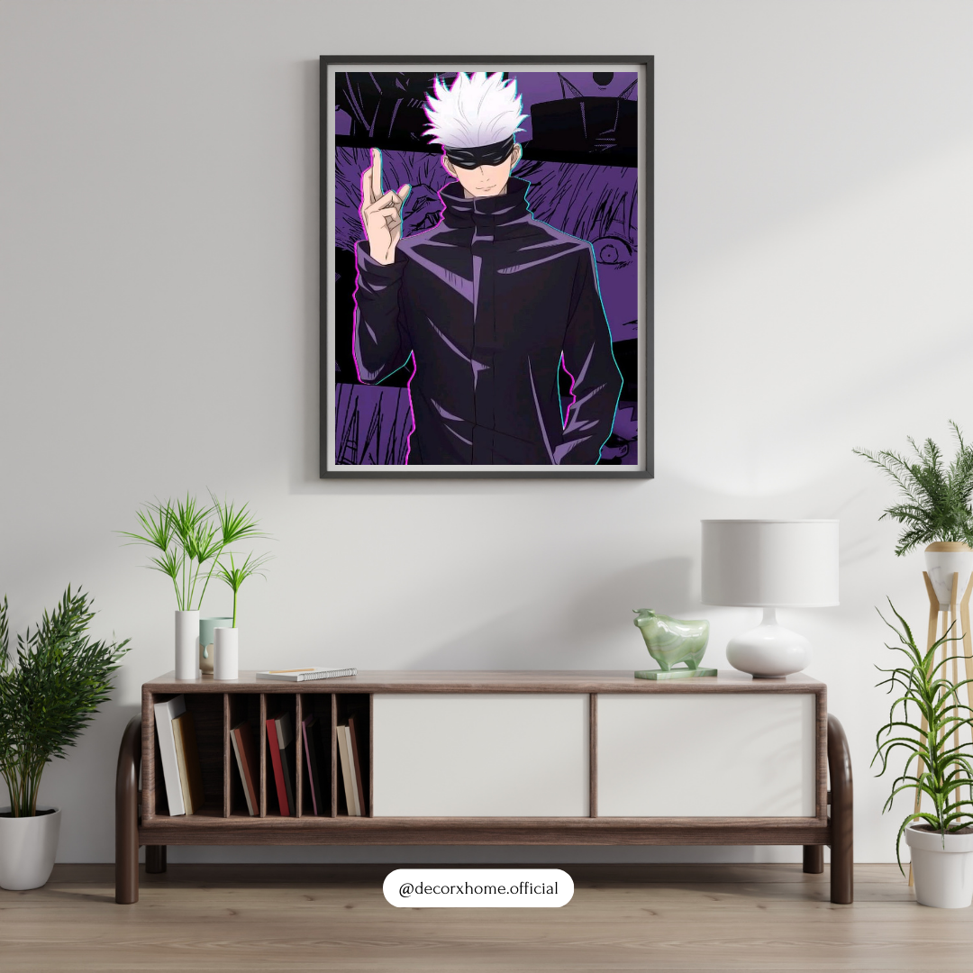 Gojo Satoru – Infinity Aura Anime Wall Poster